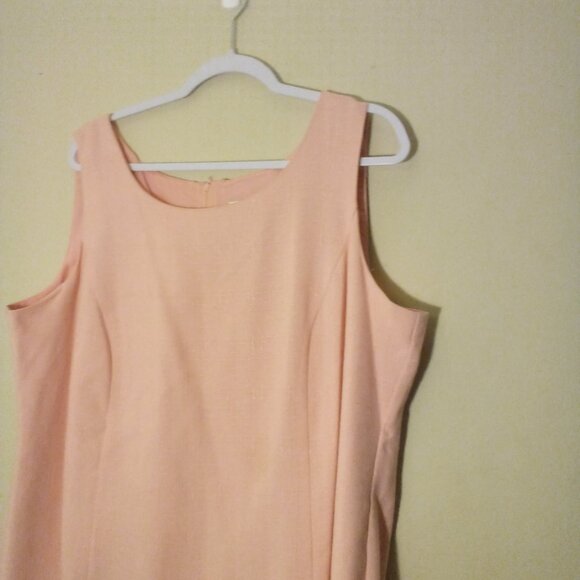 Koret Dress Women 18W Sleeveless Career Classic Pink - Picture 2 of 15